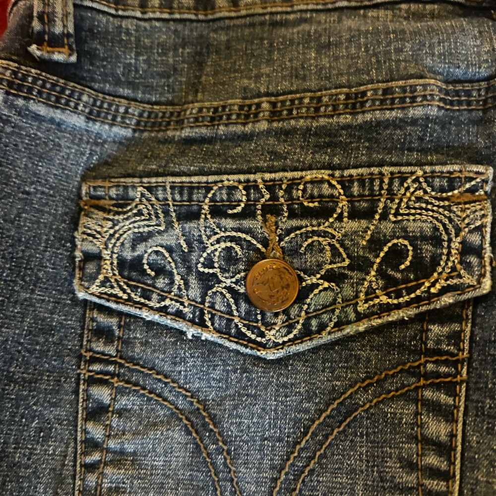 Vintage  Blue Embroidered Women’s Jeans